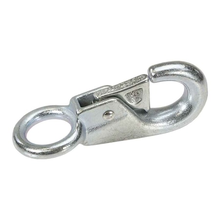Us Cargo Control 1" Forged Bull Nose Snap Hook - White Zinc BNSH1